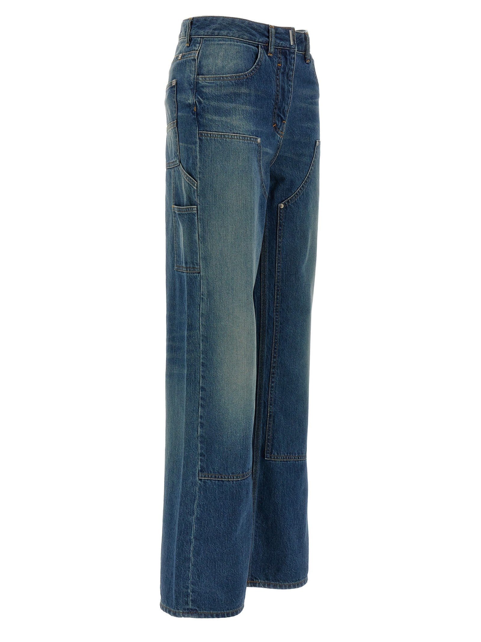 Givenchy Wide Leg Jeans Blue