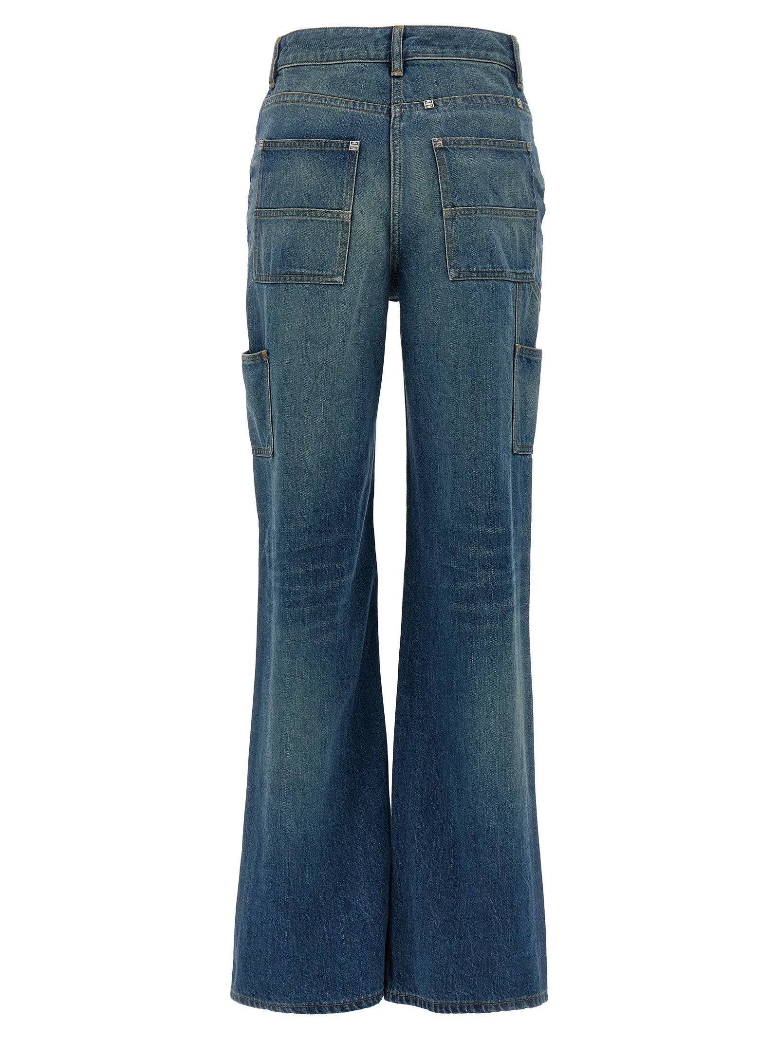 Givenchy Wide Leg Jeans Blue