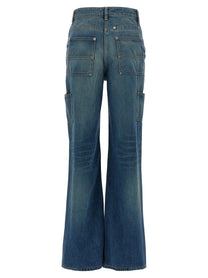 Givenchy Wide Leg Jeans Blue