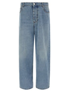 Ami Paris Men's Blue Denim Jeans Blue