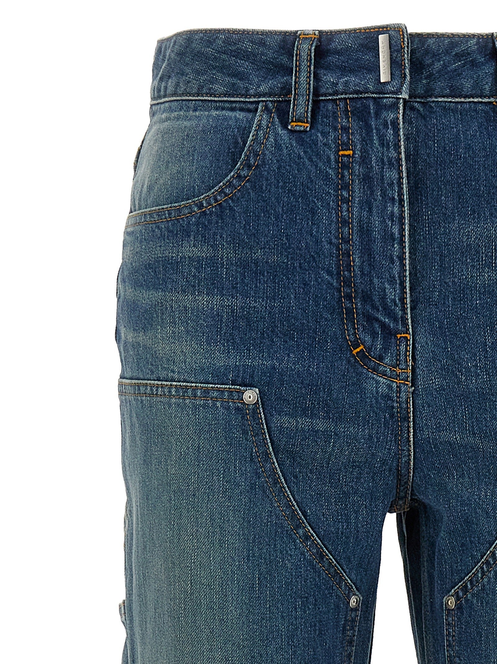 Givenchy Wide Leg Jeans Blue