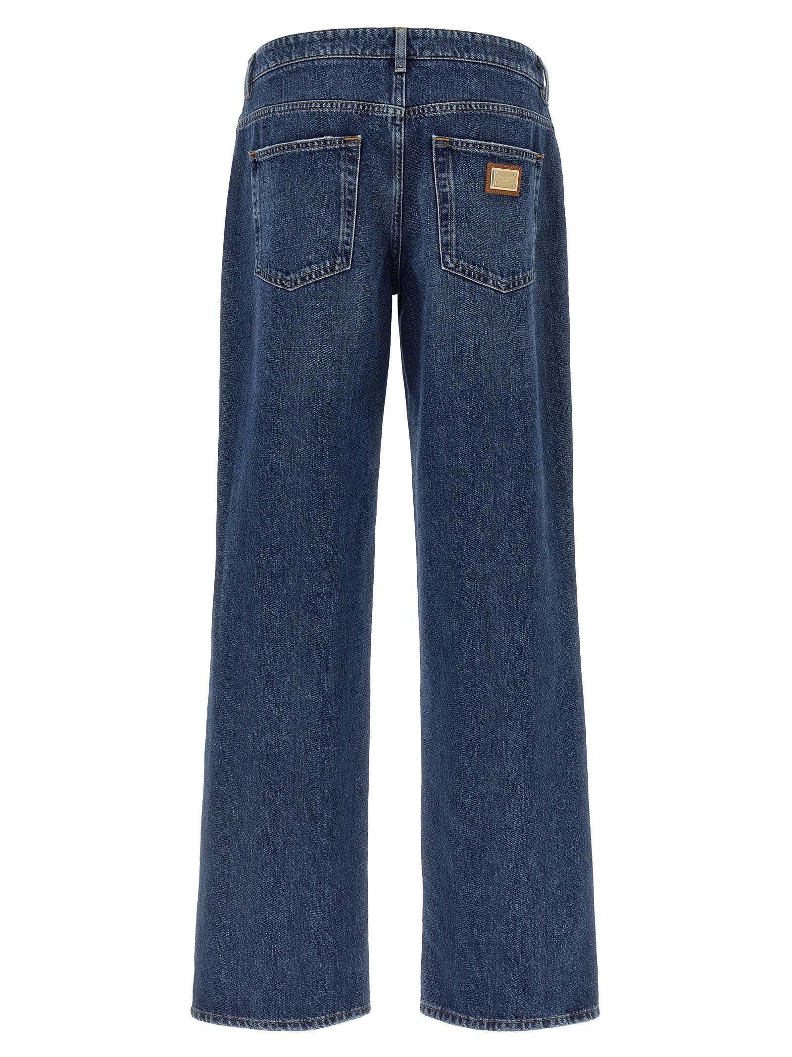 Dolce &amp; Gabbana Wide Leg Jeans Blue