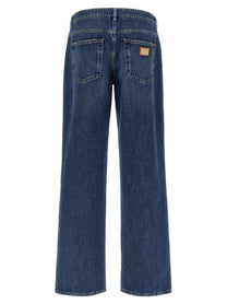 Dolce &amp; Gabbana Wide Leg Jeans Blue