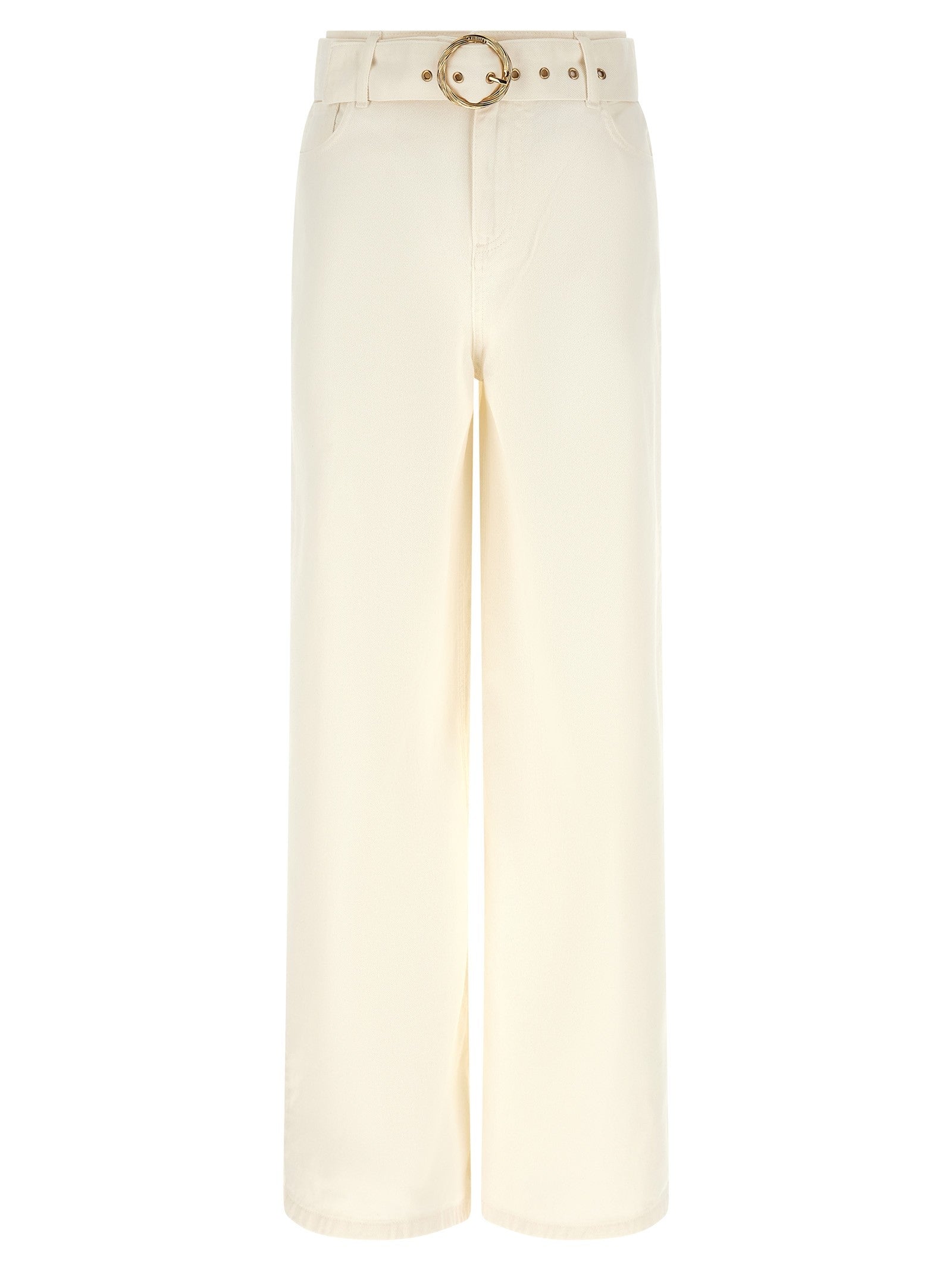 Twin Set Wide Leg Jeans White