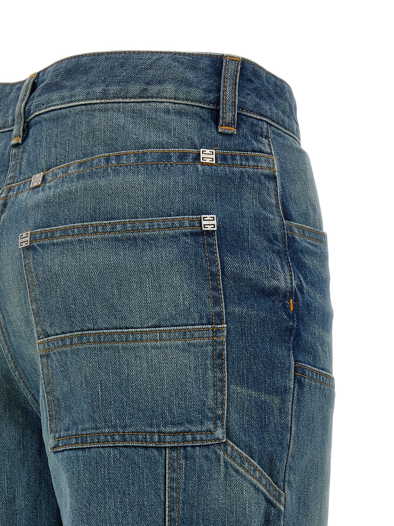 Givenchy Wide Leg Jeans Blue