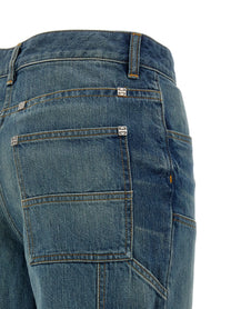 Givenchy Wide Leg Jeans Blue