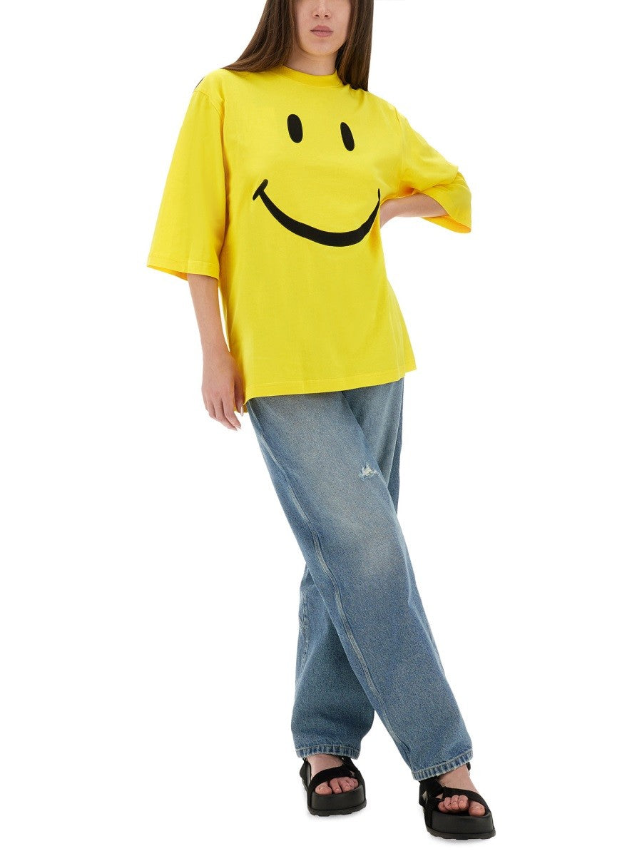 Moschino Women's Wide Leg Jeans Blue