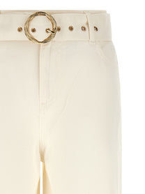 Twin Set Wide Leg Jeans White