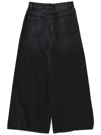 MM6 Maison Margiela Women's Wide Leg Jeans Black