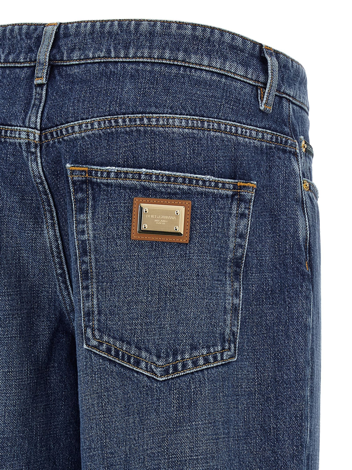 Dolce &amp; Gabbana Wide Leg Jeans Blue, view 4