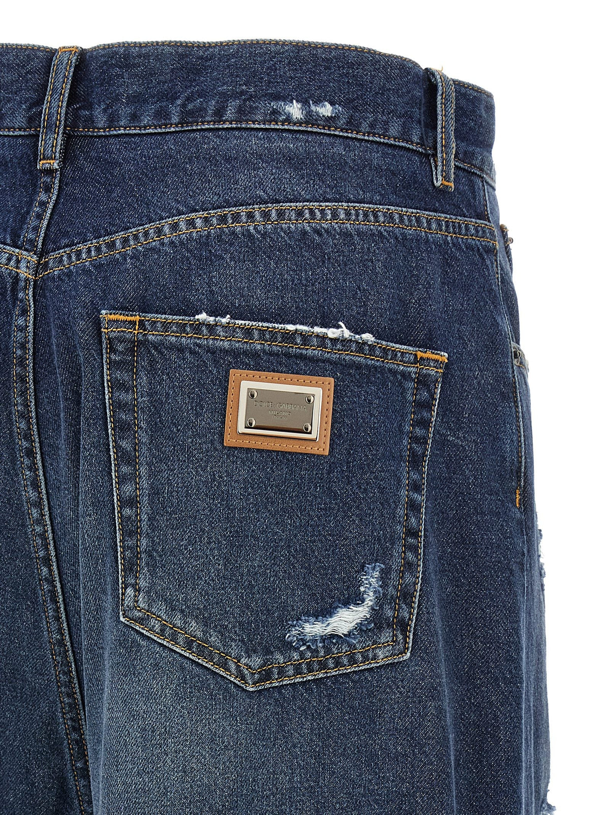 Dolce&amp;Gabbana Wide Leg Jeans Blue