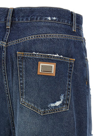 Dolce&amp;Gabbana Wide Leg Jeans Blue