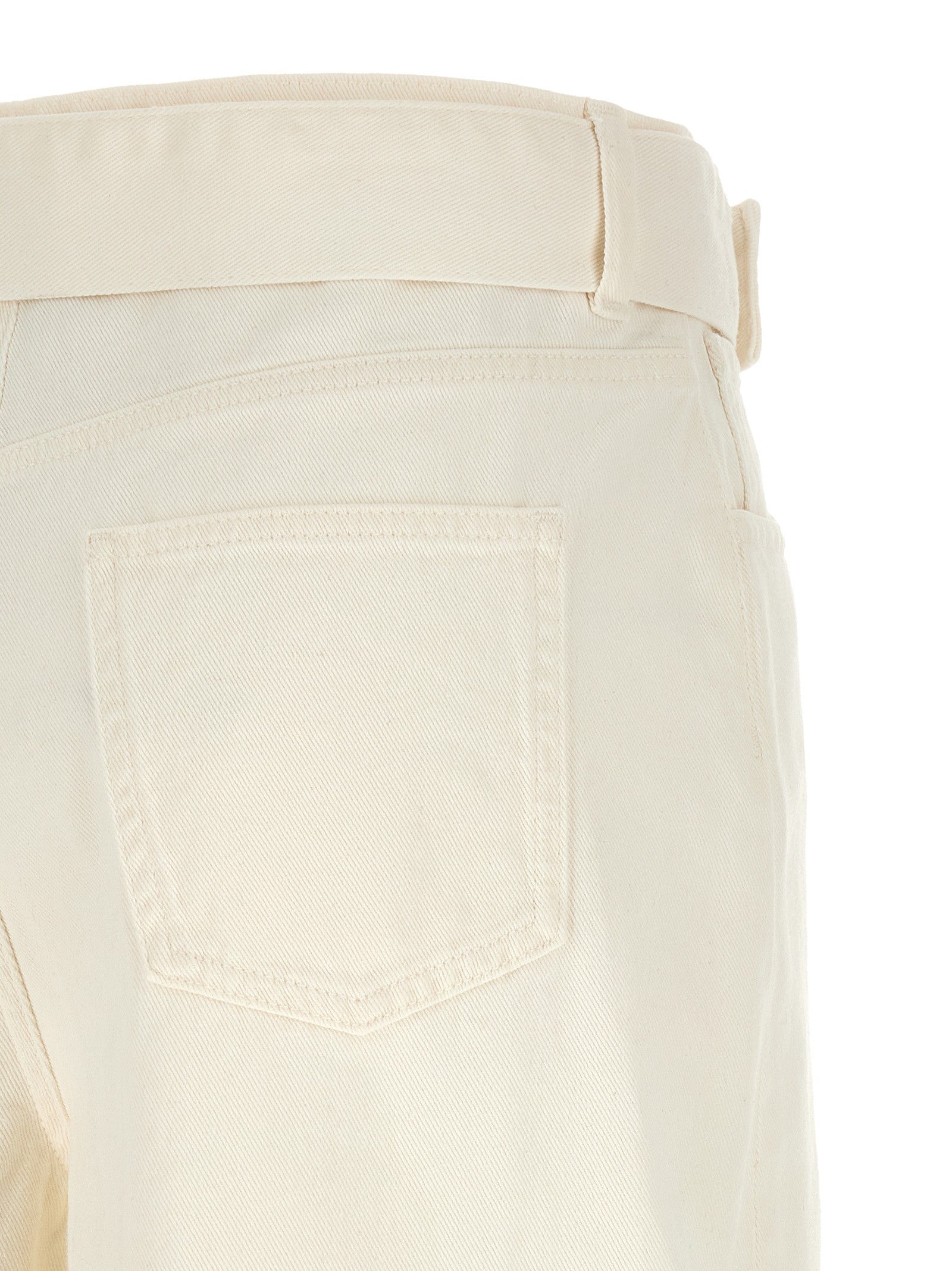 Twin Set Wide Leg Jeans White