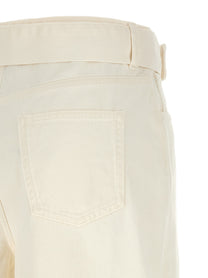 Twin Set Wide Leg Jeans White