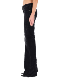 Balenciaga Women's Wide Leg Pants Black Balenciaga