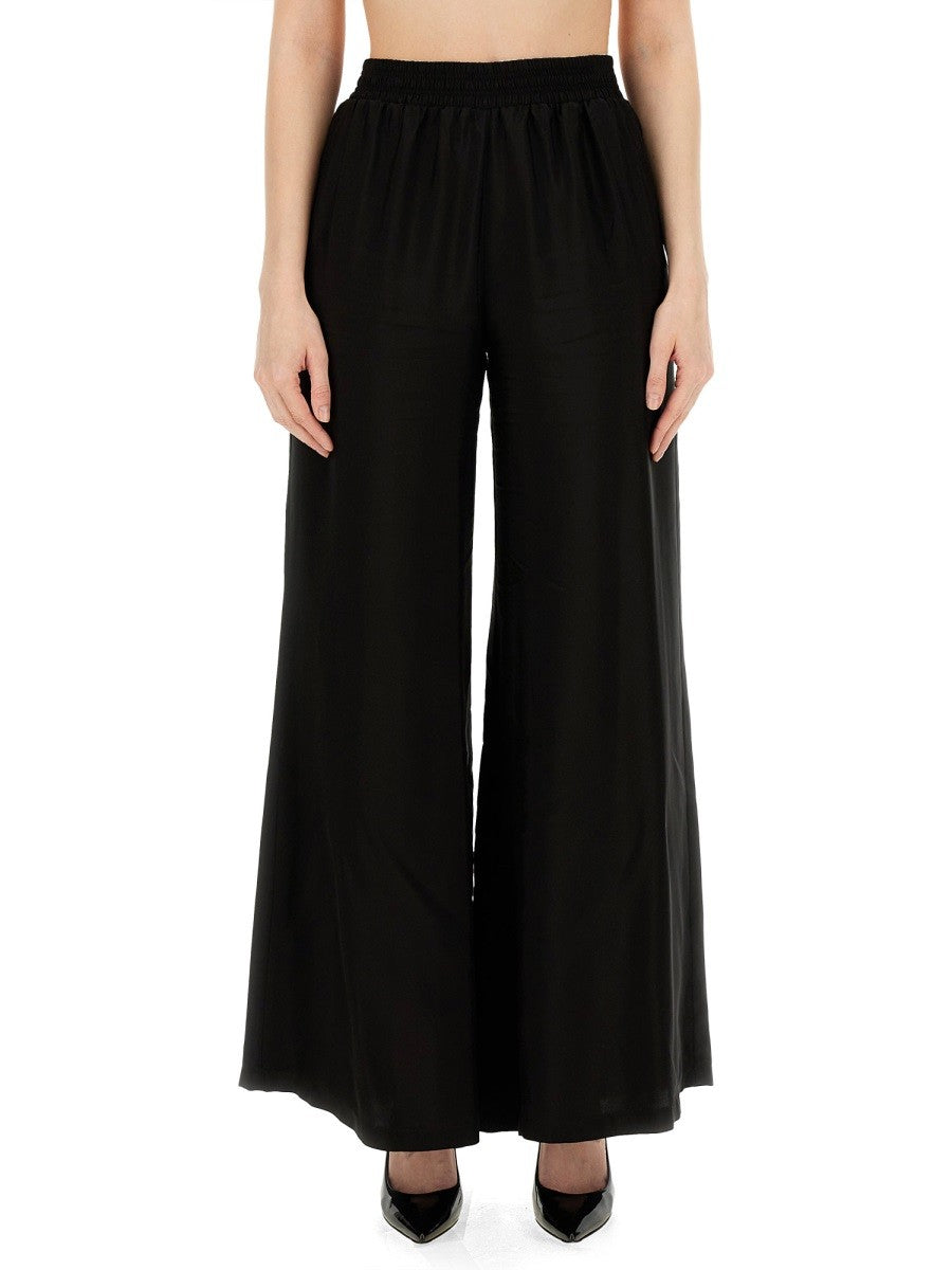 Fabiana Filippi Women's Wide Leg Pants Black Fabiana Filippi