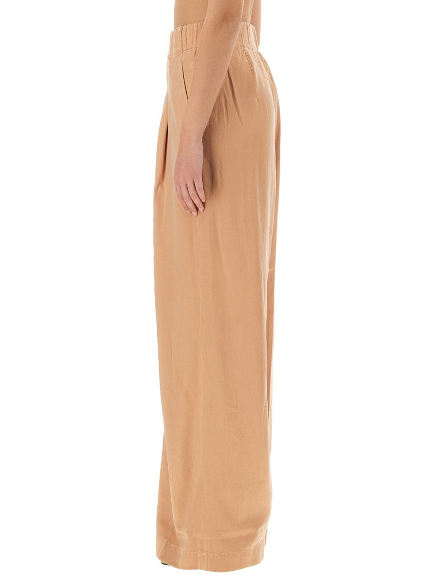 Dries Van Noten Women's Wide Leg Pants Blue Dries Van Noten