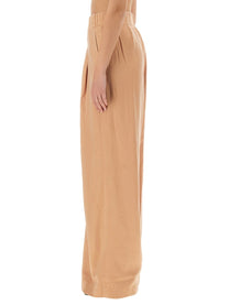 Dries Van Noten Women's Wide Leg Pants Blue Dries Van Noten