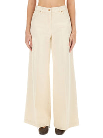 Aspesi Women's Cotton Denim Jeans Pink Aspesi