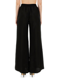 Fabiana Filippi Women's Wide Leg Pants Black Fabiana Filippi