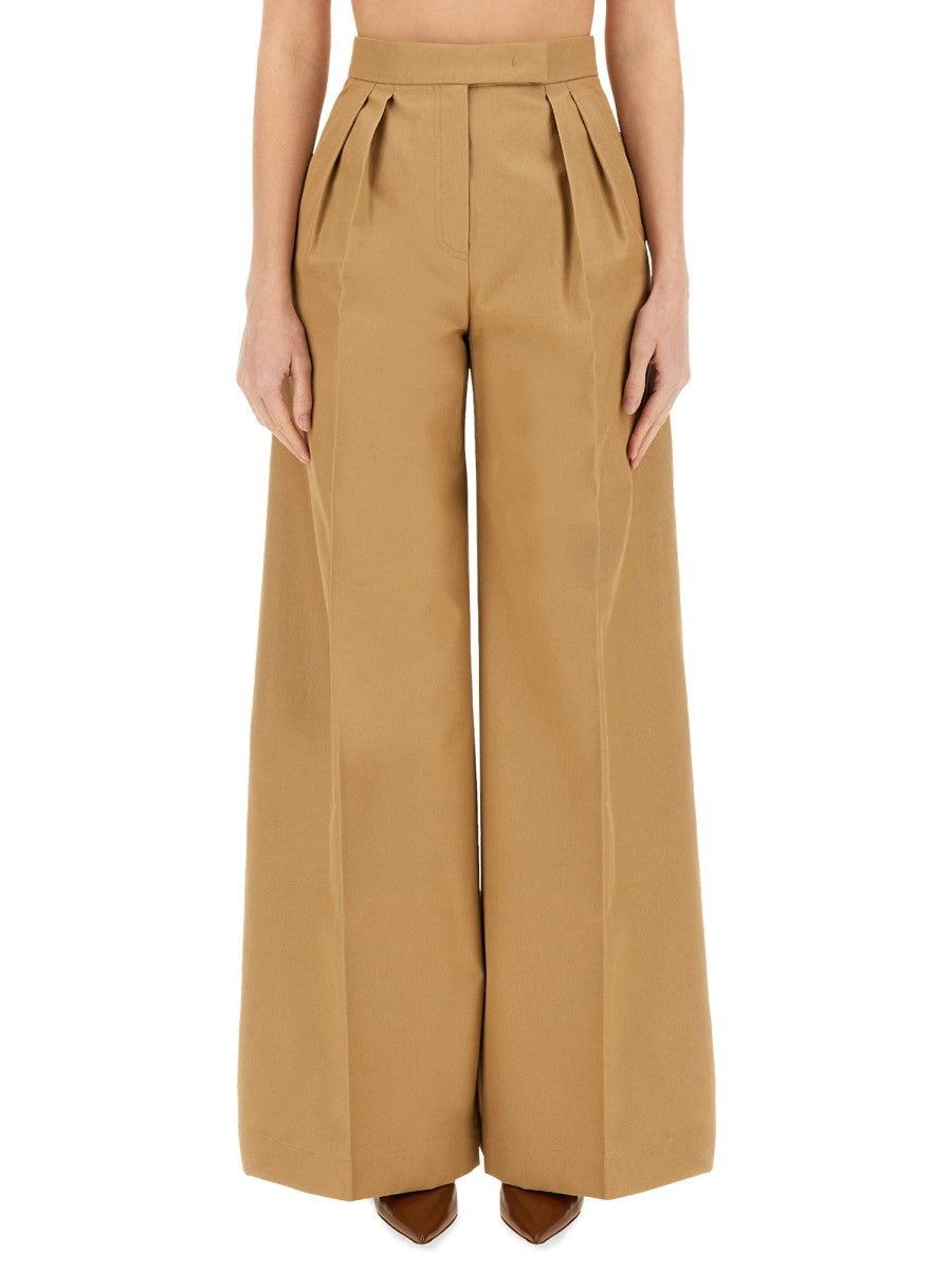 Max Mara Women's Wide Leg Pants Beige, view 2