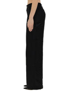 Moschino Jeans Women's Wide Leg Pants Black, view 4