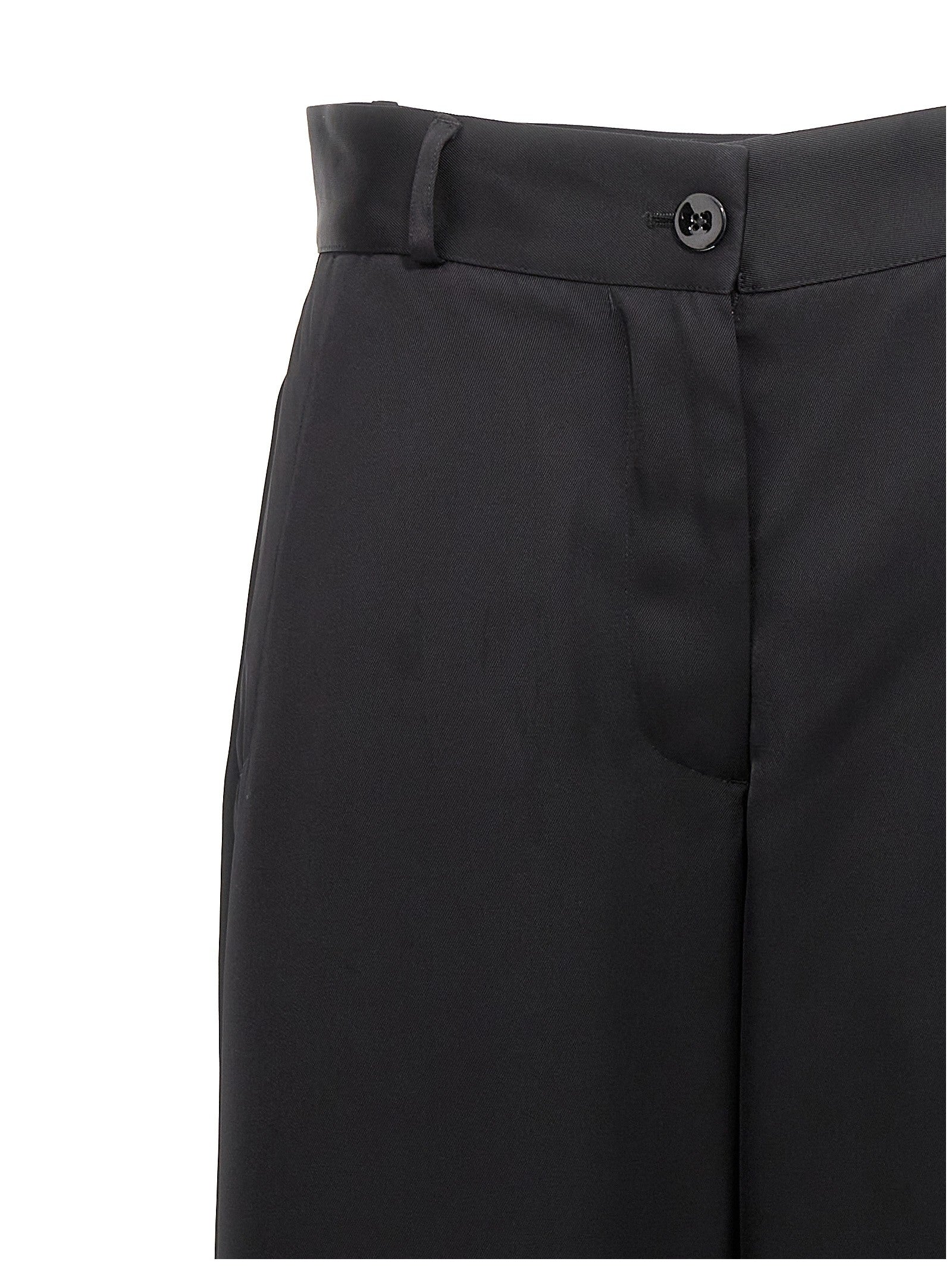 Jil Sander Wide Leg Pants Black