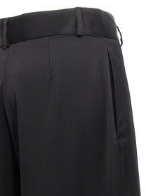 Jil Sander Wide Leg Pants Black