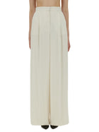 Max Mara Women's Wide Pant Handcuff White
