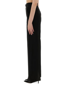 Max Mara Women's Wide Pants Fernet Black