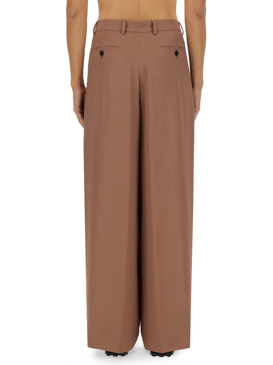 Dries Van Noten Men's Wide Pants Blue