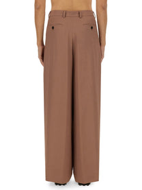 Dries Van Noten Men's Wide Pants Blue