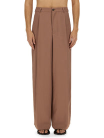 Dries Van Noten Men's Wide Pants Blue