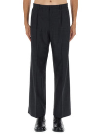Sunflower Men's Wide Pleated Pants Grey