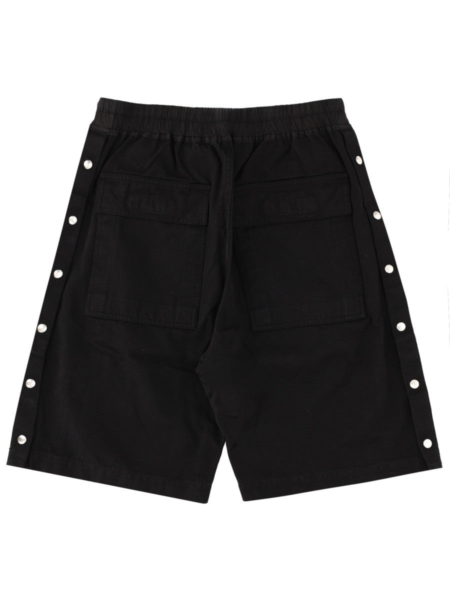 DRKSHDW Men's Wide Pusher Shorts Black