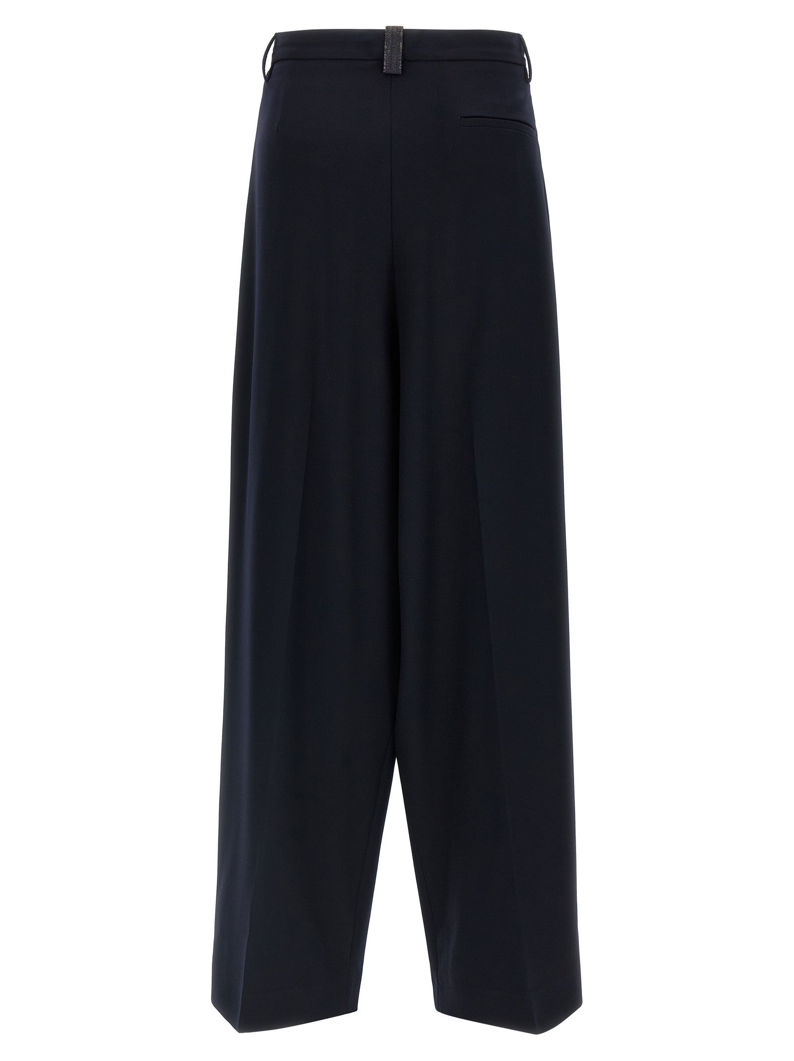 Fabiana Filippi Wide Range of Trousers Blue