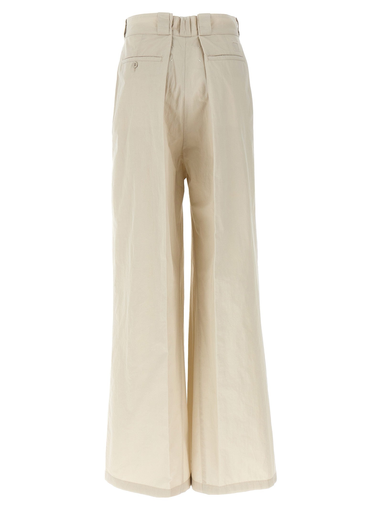 Maison Margiela Wide Range of Trousers Beige