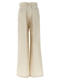 Maison Margiela Wide Range of Trousers Beige