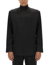 Dolce &amp; Gabbana Men's Wide Turtleneck Black