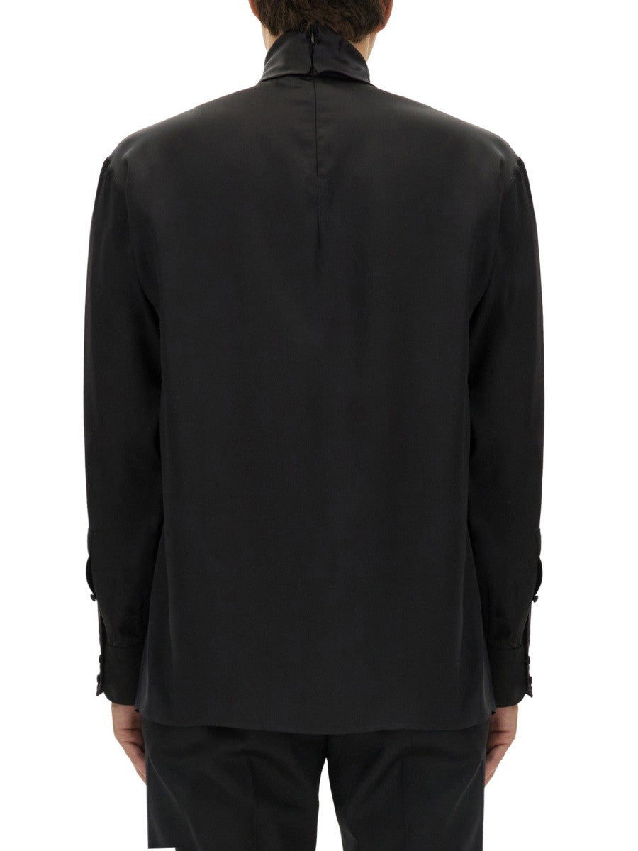 Dolce &amp; Gabbana Men's Wide Turtleneck Black
