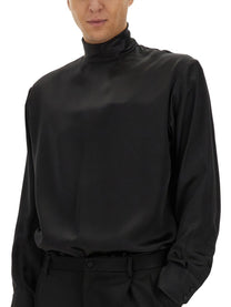 Dolce &amp; Gabbana Men's Wide Turtleneck Black