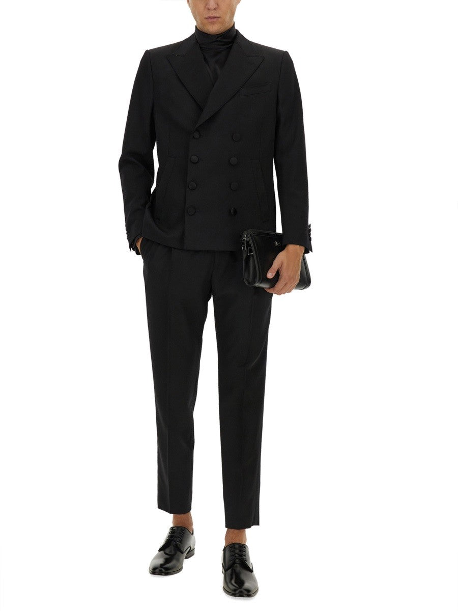 Dolce &amp; Gabbana Men's Wide Turtleneck Black