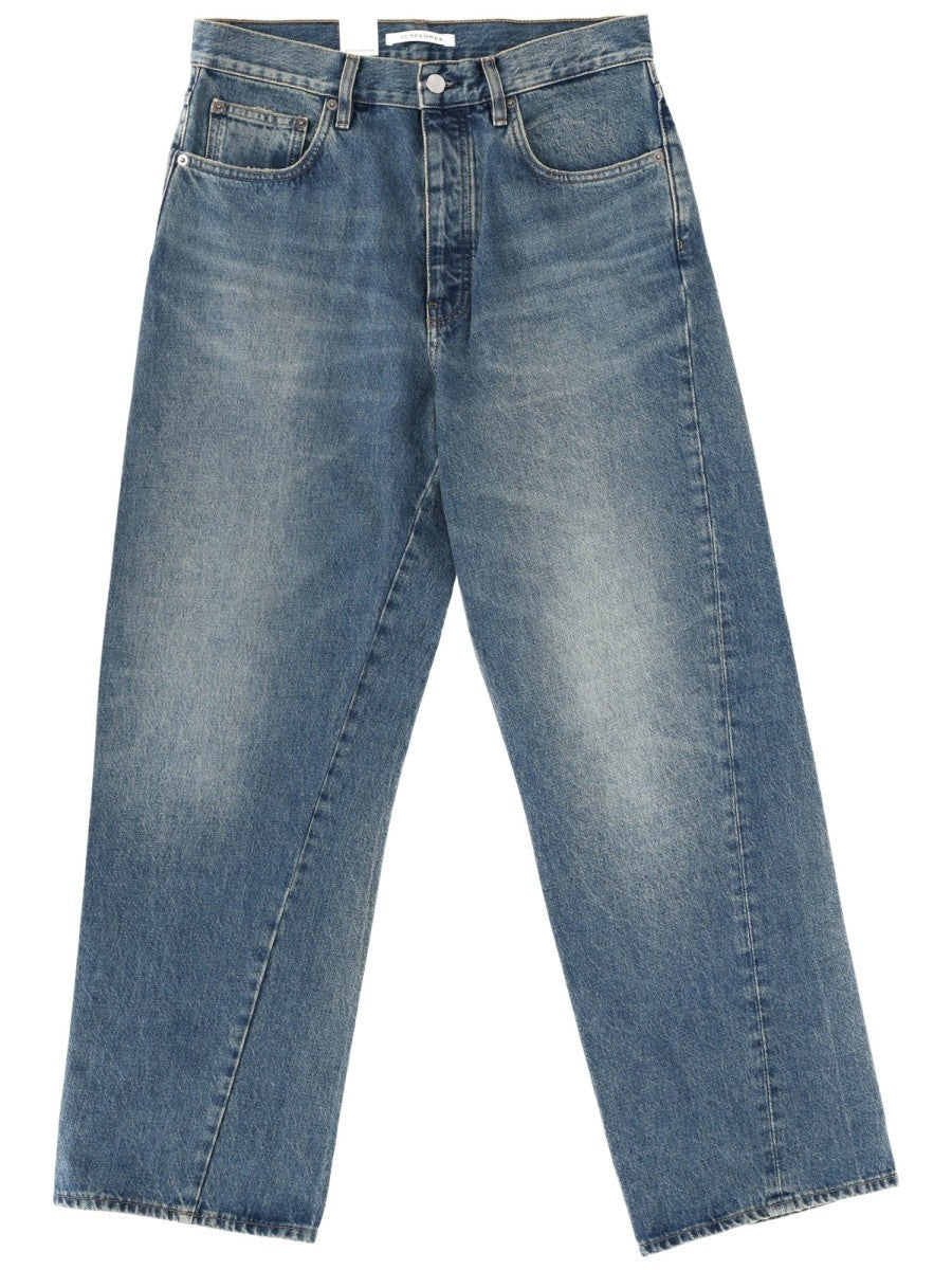 Sunflower Men's Wide Twist Jeans Blue