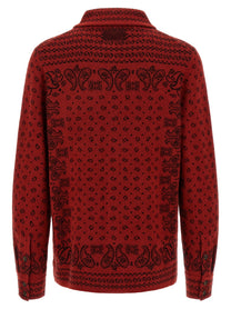 Guest In Residence Wild Rag Shirt Red