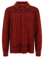 Guest In Residence Wild Rag Shirt Red