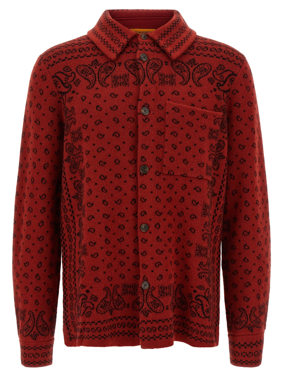Guest In Residence Wild Rag Shirt Red
