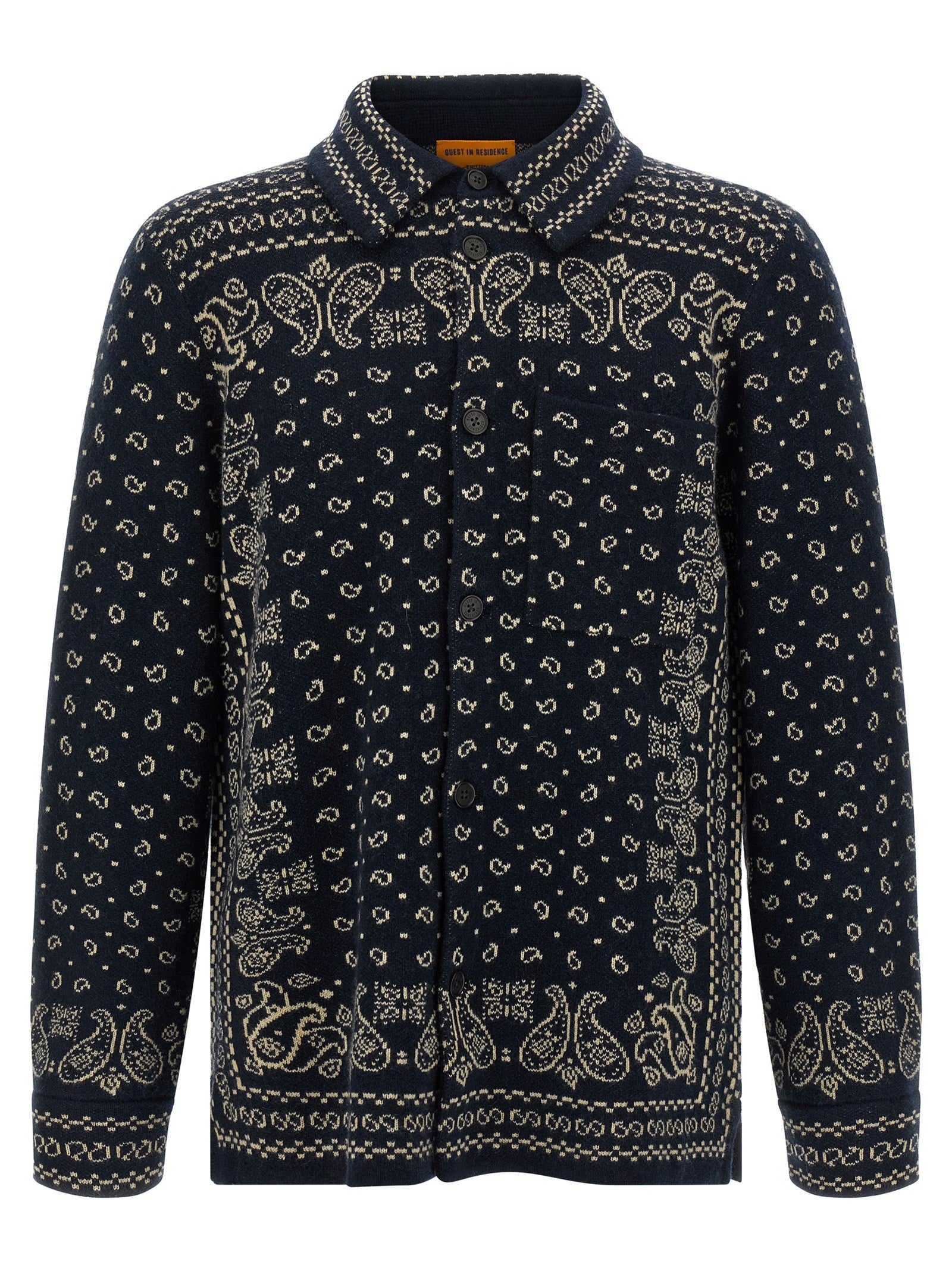 Guest In Residence Wild Rag Shirt Blue