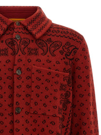 Guest In Residence Wild Rag Shirt Red
