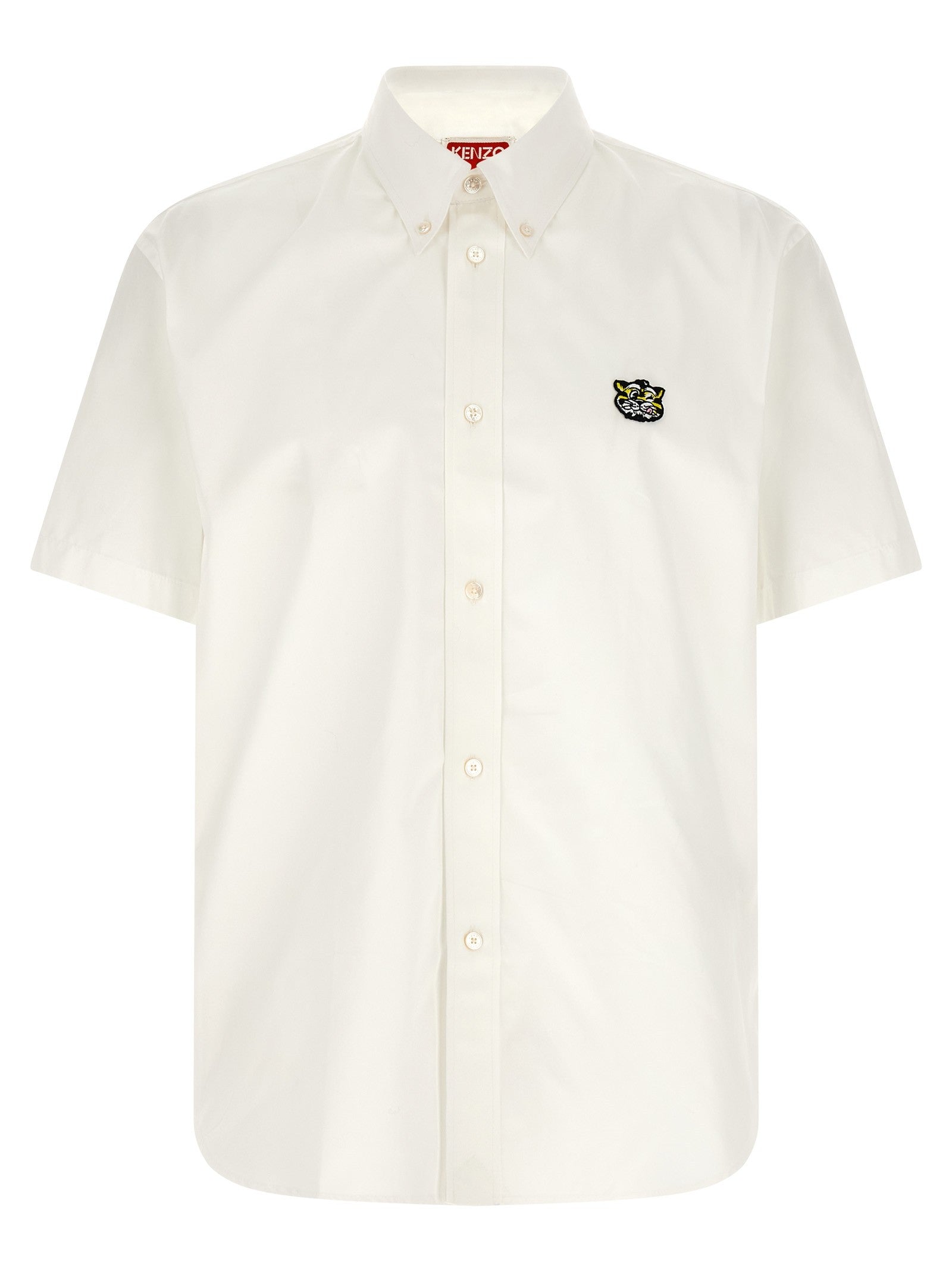 Kenzo Wild Tiger Crest Shirt White