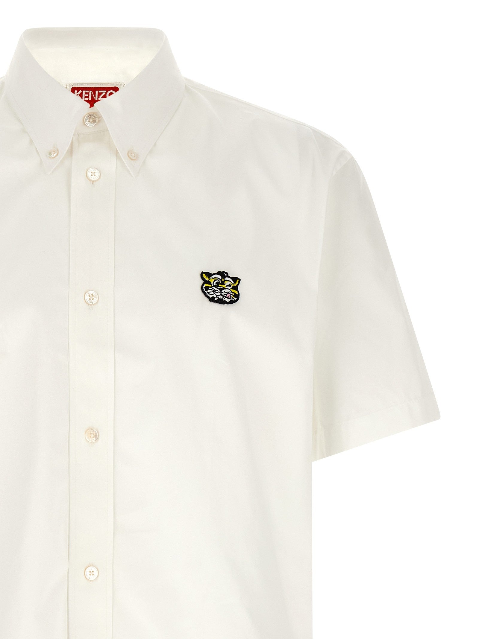Kenzo Wild Tiger Crest Shirt White